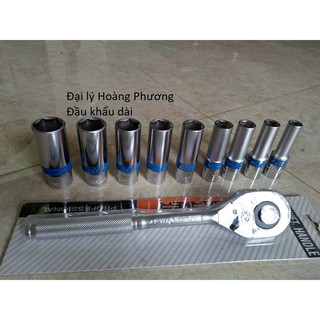Đầu khẩu dài (tuýp) lục giác dùng tay khẩu 1/2 TOP sịn/baker