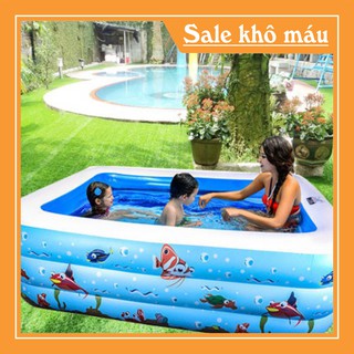 BỂ PHAO BƠI 1M5 CAO 3 TẦNG CHO BÉ (CAM KẾT HÀNG CHÍNH HÃNG)