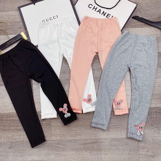 SIZE 21-33KG: Quần legging hình thú đẹp xinh cho bé gái - QLT