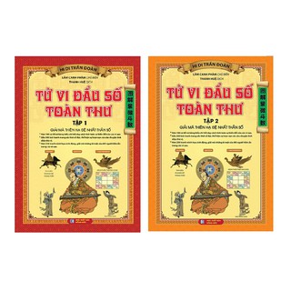 Sách Combo Tử vi đẩu số toàn thư Tập 1 + tập 2