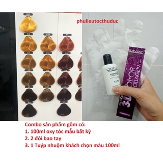 [Oxy + kem nhuộm] Màu nhuộm tóc Lavox - sản phẩm màu chuyên nghiệp cho khách hàng - Lavox00L4