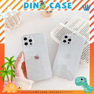 Ốp silicon trong suốt siêu mỏng khoe máy 7plus/8plus/x/xs/11/12/13 pro/max/plus/promax 13promax