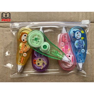 Combo 5 bút xoá kéo hình thú 8203