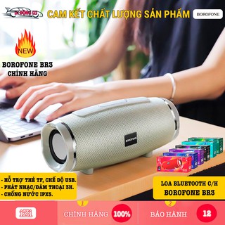 Loa Bluetooth BOROFONE BR3 Chính Hãng - Pin Trâu, Âm Thanh Cực Phê - Bảo Hành 12 Tháng 1 Đổi 1