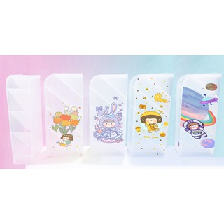 Ống cắm bút roro jump 4 tầng CB4I36 ống cắm để đồ trang điểm cute dễ thương hoạt hình idol
