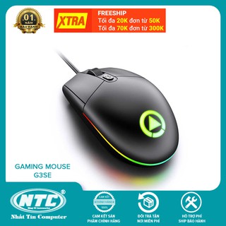 Chuột game Gaming mouse G3SE led RGB cực đẹp (Đen)