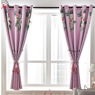 Rèm vải dày chim hạc hồng nhiều kích thước ( đọc kỹ thông tin sản phẩm)