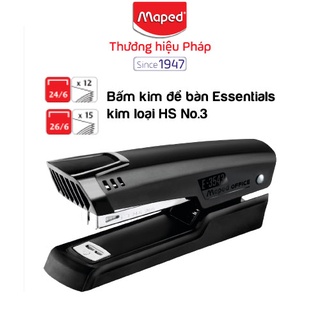 MAPED - Bấm kim để bàn Essentials kim loại HS No.3 - [Chính hãng]