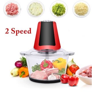 Máy xay thịt, cá, hành, tỏi,...  [ BH - 12 Tháng ] 2 tốc độ - lưỡi dao inox không gỉ