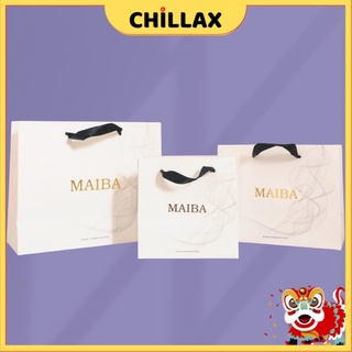 Túi giấy đựng quà tặng CHILLAX cao cấp sang trọng có quai cầm tay chống nước tặng người yêu bạn bè người thân