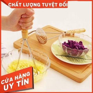 (Video Clip)  Dụng Cụ Nghiền Khoai Tây, Khoai Củ Bằng Thép Không Gỉ Đa Năng