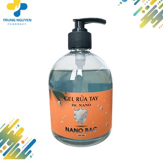 Gel rửa tay Nano Bạc (Chai 500ml)