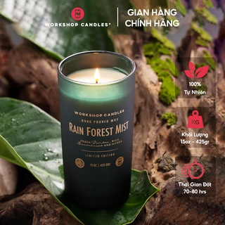 Nến thơm Rain Forest Workshop Candles H&amp;H Home 15 oz hương gỗ cao cấp