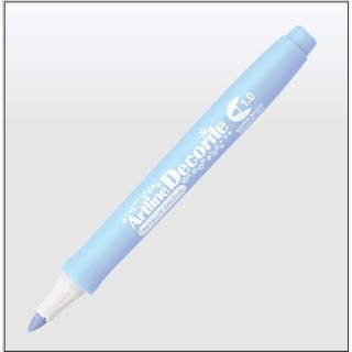Bút màu nổi viết vẽ trên mọi chất liệu Artline Decorite EDFM-1 - Màu xanh dương nhũ (Metallic Blue)