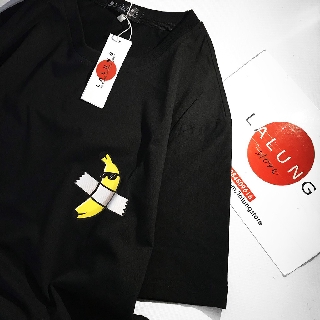 Áo Phông Cotton Unisex Hoạ Tiết Cool Banana Mã 968