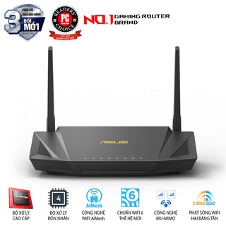 Router Wifi Asus RT-AX56U Chuẩn AX1800 Dual Band WiFi 6 - Hàng Chính Hãng