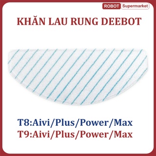 Phụ kiện khăn lau rung Robot hút bụi lau nhà Ecovasc Deebot T8 Aivi /T8 Power/ T8 Max/ T8 Aivi plus/T9 Aivi/ T9 Max