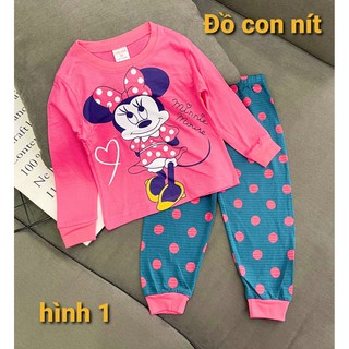 (9-20 KÝ) TAY DÀI COTTON XUẤT NHẬT BÉ GÁI - ĐỒ BỘ TRẺ EM