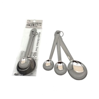 Set 3 thìa đong gia vị bằng inox<br>