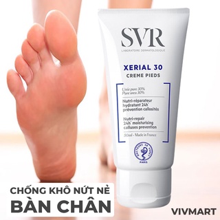 ✅ Kem Dưỡng Da Dưỡng Ẩm SVR Xerial 30 Creme Pieds 50ml - Kem Dưỡng Ẩm cho da rất khô, thô sần và nứt nẻ ở bàn chân