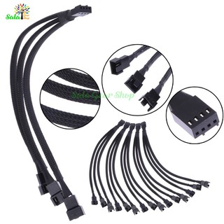Dây chia, hub chia nguồn fan 1 ra 2, 3, 4, 5, cổng 4pin điều tốc PWM - Mở rộng chân cắm fan case