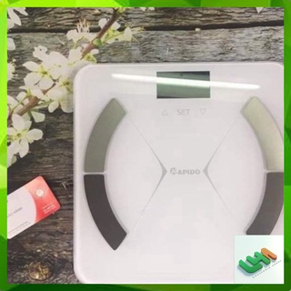 Cân sức khỏe phân tích chỉ số - loại vuông, có bluetooth RSB01-S đo được 10 chỉ số cơ thể ( bảo hành 12 tháng)