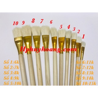 CỌ ĐẦU TRÒN LÔNG THỎ( Tán bột than)