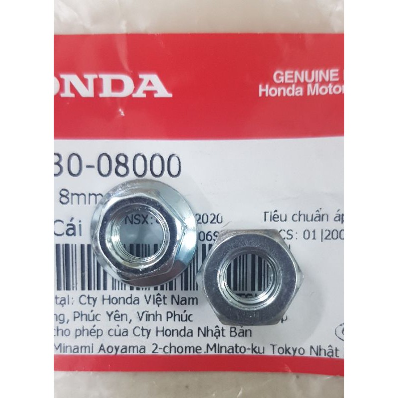 Đai ốc (ê cu) 8mm xịn