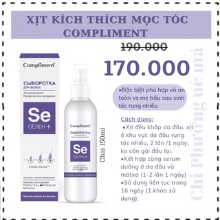 XỊT KÍCH THÍCH MỌC TÓC COMPLIMENT