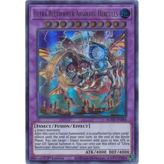 Thẻ bài Yugioh - TCG - Ultra Beetrooper Absolute Hercules / BODE-EN088'