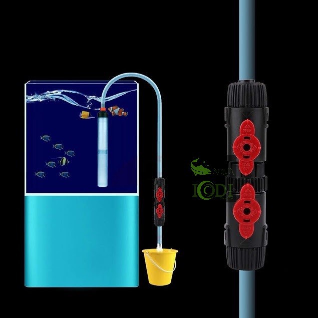 Van khóa ống nước bể cá cảnh Wave Double Tap