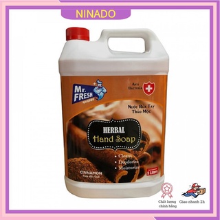 [THƠM -SẠCH] Nước Rửa Tay Premium Hand Soap Mr Fresh Hàn Quốc 5L