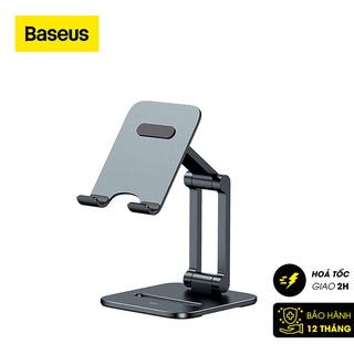 Giá Đỡ Điện Thoại Và Máy Tính Bảng Xếp Gọn Baseus Desktop Biaxial Foldable Metal Stand
