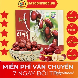 Táo tàu đỏ Hàn Quốc sấy khô tặng túi xách [Loại 1 - Combo 3KG] hàng chất lượng chuẩn đẹp trái to ngon chính hãng SamSung