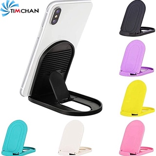 Giá đỡ điện thoại/ máy tính bảng nhựa PP mini để bàn có thể gấp gọn thích hợp cho iPhone &amp; Android