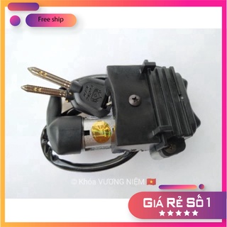 HCM- Bộ Ổ Khoá Xe Airblade 2013 Chìa 8 Cạnh Chống Trộm Hàng Cao Cấp Chính Hãng VƯƠNG NIỆM ĐỒ CHƠI XE MÁY GIÁ SỈ