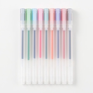 Bút gel Muji nắp đậy (nắp gài) cỡ ngòi 0.38 / 0.5 / 0.7mm