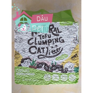 Cát vệ sinh đậu nành Hữu cơ cho mèo Tofu CATURE túi 5.5L