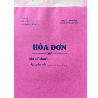 Hoá đơn một liên