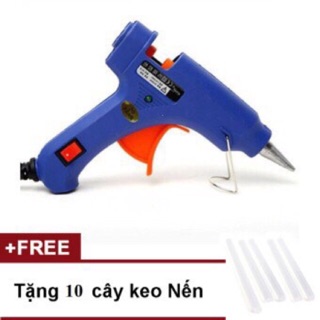 Súng Bắn Keo Nến Silicon Máy 20W Tặng 10 Cây Keo - Sửa Chữa Gia Đình, Làm Đồ Hand Made