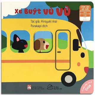 Sách - Ehon Kĩ Năng Sống Cho Bé: Xe Buýt Vù Vù (0-3 tuổi)