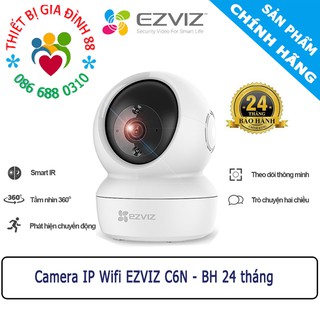 Camera wifi Ezviz C6N 2M 4M 1080P 2K, Camera 360 Trong Nhà, Chính Hãng - Bảo Hành 24TH