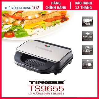 KẸP NƯỚNG BÁNH SANDWICH TIROSS TS9655 bảo hành 12 tháng