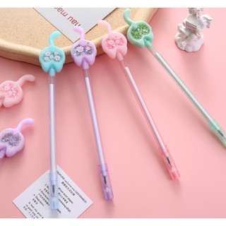 Bút kim tuyến mông mèo BKT35 bút quạt alpaca bút hoạt hình dễ thương kute viết gel màu