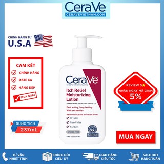 Kem dưỡng giảm ngứa CeraVe Itch Relief Moisturizing Lotion (237mL)