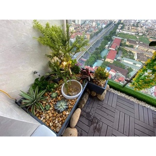 Combo 20 tấm thảm nhựa lót sàn ban công