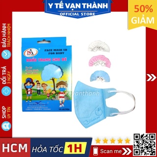 ✅ Khẩu Trang 5D Trẻ Em Famapro 5D 3 lớp kháng khuẩn cho bé -VT0630 | Y Tế Vạn Thành