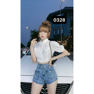 Quần jeans, quần short,quần đùi nữ, dáng ôm body cao cấp lưng siêu cao 4 NÚT - R5T