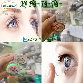 lens mắt brown ( màu nâu ) tặng kèm khay đơn xinh xắn