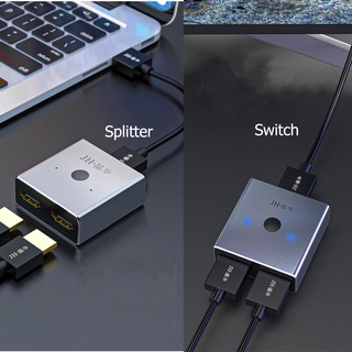 [Mã ELHACE giảm 4% đơn 300K] Switch Splitter HDMI 2 cổng, hỗ trợ 2 chiều 4K*2K - Jinghua Q521